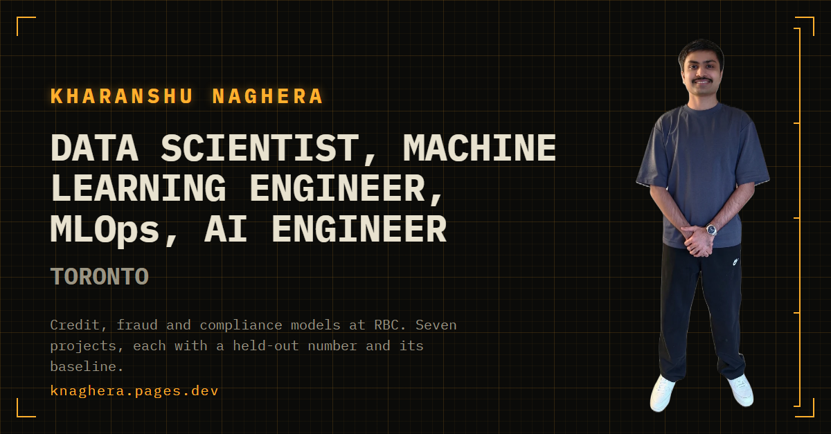 Kharanshu Naghera · Machine learning engineer